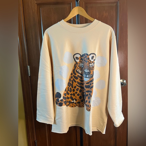 Marimekko Tops - Marimekko Sweater Hiirenvirna Kaksoset Tiger Off White Brown Gray Size M